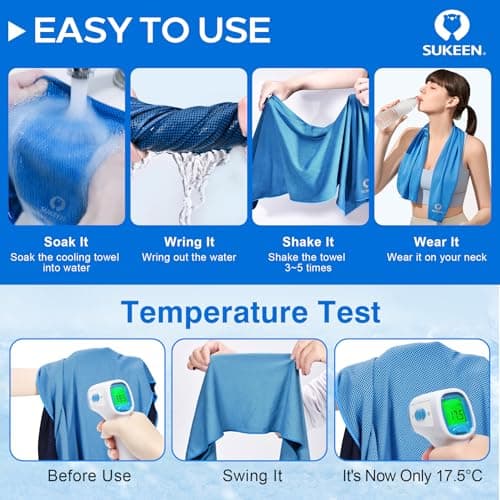 Sukeen Cooling Towels (4-Pack) thumbnail 4
