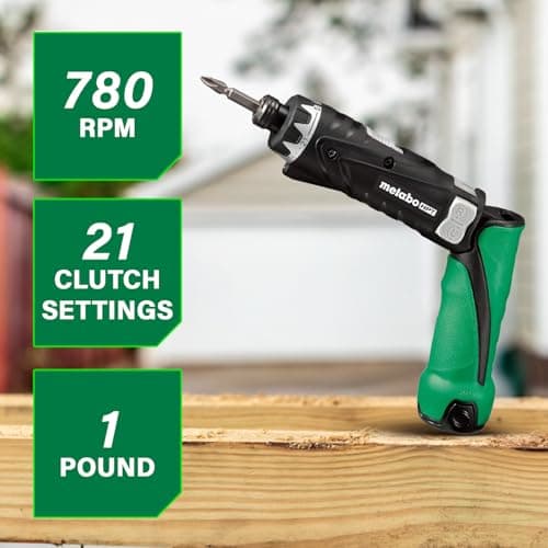 Metabo HPT DB3DL2 3.6V Cordless Screwdriver Kit thumbnail 2