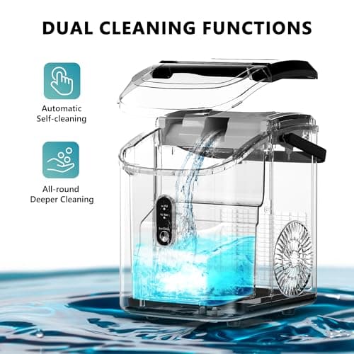 Kndko Countertop Ice Maker with Handle thumbnail 5