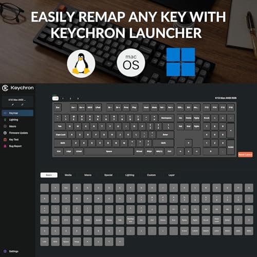 Keychron Q10 Max Alice Layout Wireless Mechanical Keyboard thumbnail 3