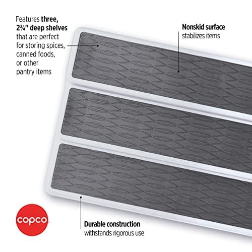Copco 3-Tier Non-Skid Cabinet Organizer (15-Inch) thumbnail 3