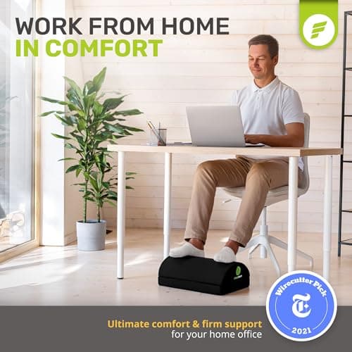 ErgoFoam Adjustable Foot Rest Under Desk thumbnail 2