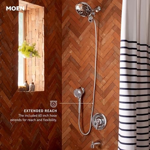 Moen Engage Magnetix 2-in-1 Combo Rain Showerhead thumbnail 3