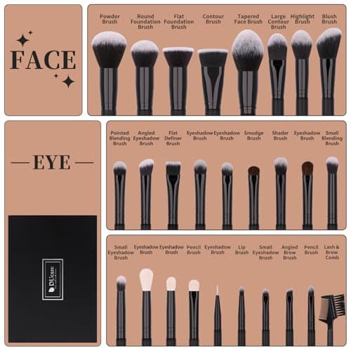 DUcare Professional Makeup Brush Set (27 Piece) thumbnail 3