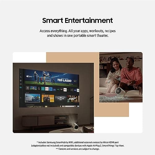 Samsung The Freestyle 2nd Gen Smart Portable Projector thumbnail 5