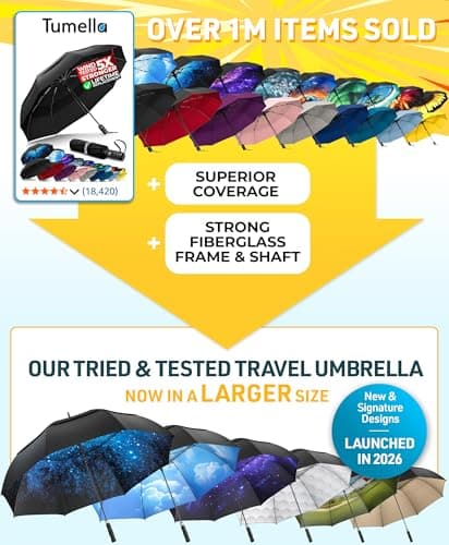 Procella Golf Umbrella 62-Inch thumbnail 4