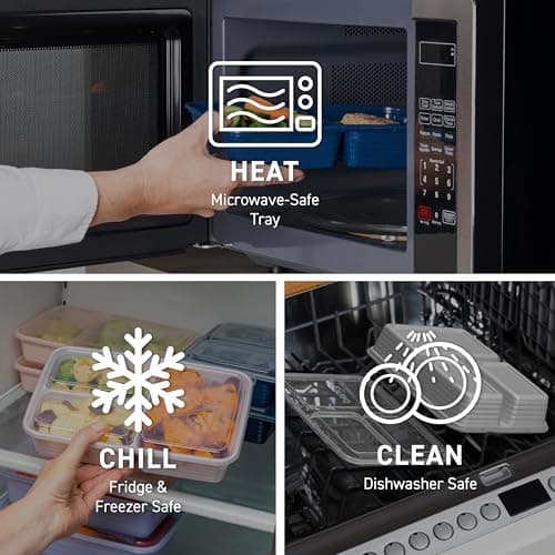 Bentgo Prep 3-Compartment Containers (20-Pack) thumbnail 5