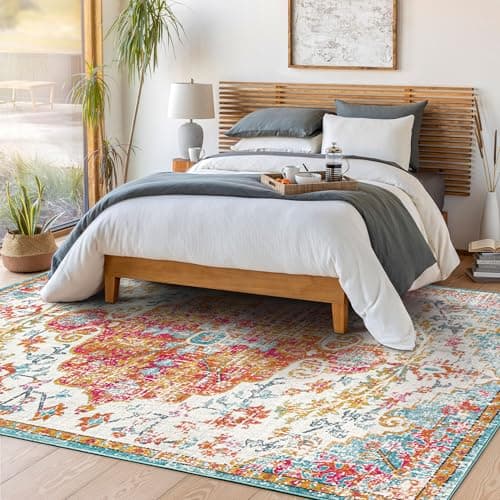 Artistic Weavers Odelia Vintage Bohemian Rug (7'10" x 10'3", Beige) thumbnail 3