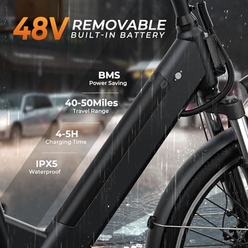 Himiway Cruiser Step-Thru Electric Bike thumbnail 3