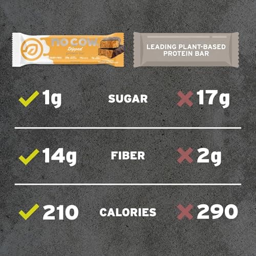 No Cow Protein Bars, Vegan Variety Pack (12-Pack) thumbnail 5