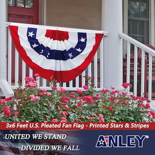 Anley Patriotic Bunting Banner 3-Pack 6 ft thumbnail 3