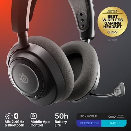 SteelSeries Arctis Nova 7 Wireless Gen 2 Gaming Headset thumbnail 2