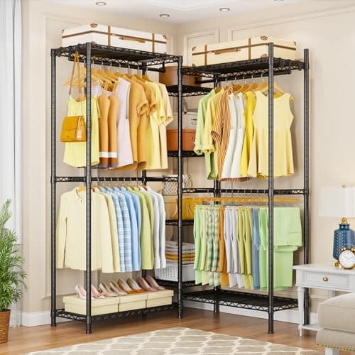 Ulif E4 Wire Garment Rack Freestanding Closet Organizer (920 LBS) thumbnail 4