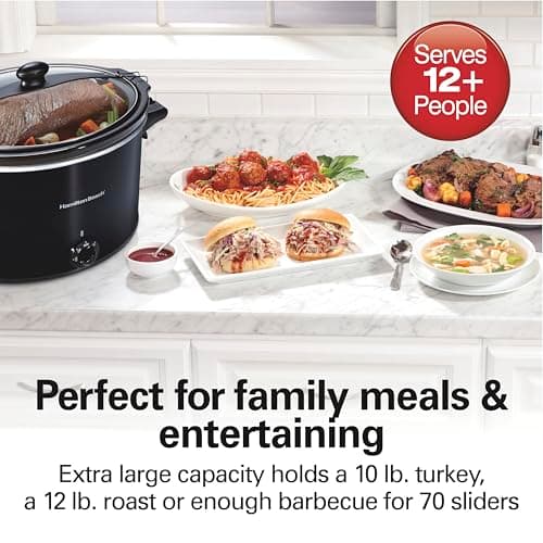 Hamilton Beach 10-Quart Stay or Go Portable Slow Cooker thumbnail 2