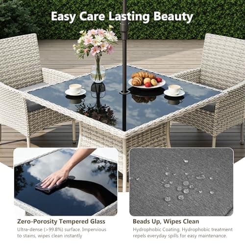 COSCO Outdoor Living 5-Piece Paloma Dining Set thumbnail 4