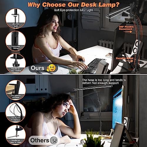 Airlonv LED Desk Lamp with Clamp thumbnail 4