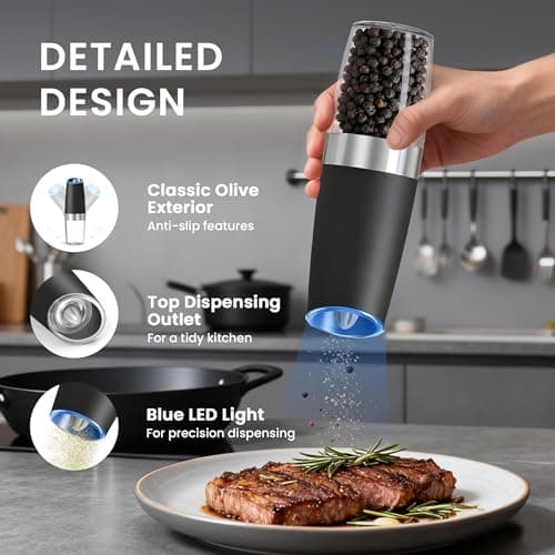 Gravity Electric Salt and Pepper Grinder thumbnail 4