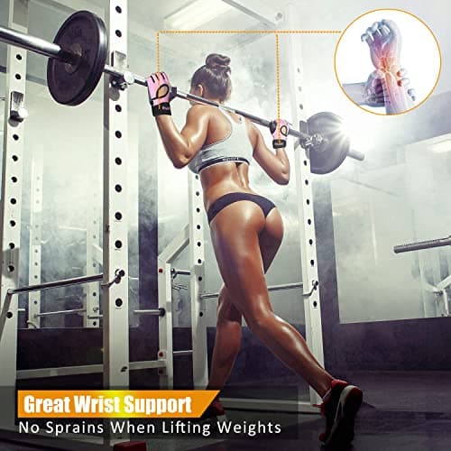 ihuan Breathable Weight Lifting Workout Gloves thumbnail 3