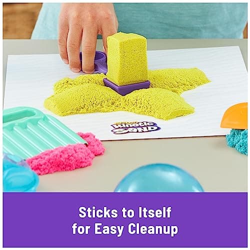 Kinetic Sand Sandisfying Set with 2lbs of Sand and 10 Tools thumbnail 5