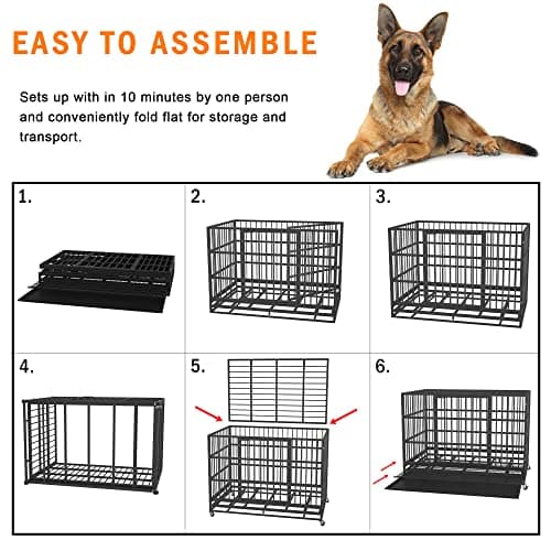 BOLDBONE Heavy Duty Escape-Proof Dog Crate thumbnail 5