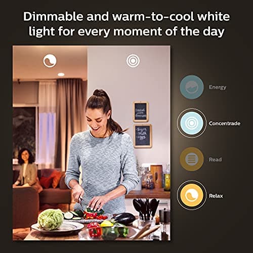 Philips Hue Smart 60W A19 LED Bulb - White and Color Ambiance (2-Pack) thumbnail 4