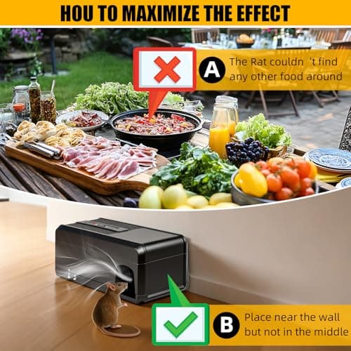 2-Pack High Voltage Electric Mouse Trap Zapper thumbnail 3