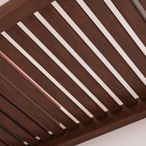 John Louis Home Solid Wood Walk-In Closet Organizer (Red Mahogany) thumbnail 3