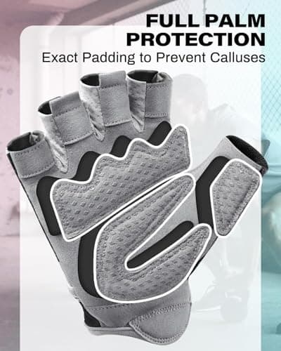 VINSGUIR Workout Gloves with Full Palm Protection thumbnail 2