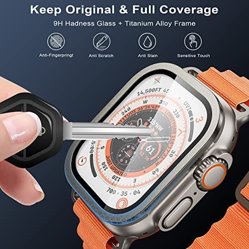 WSKEN for Apple Watch Ultra 4/3/2 Screen Protector thumbnail 2