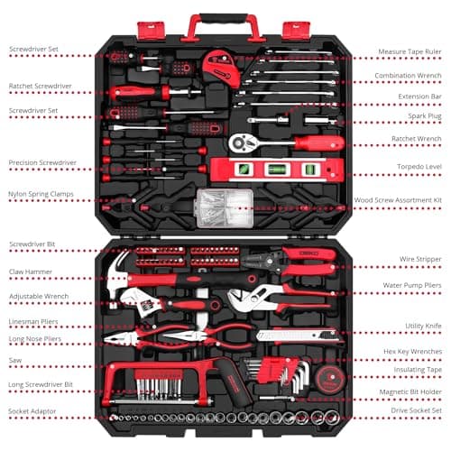 DEKOPRO 188-Piece Home Tool Set thumbnail 2