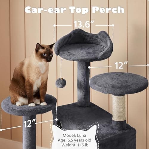 Yaheetech 54-Inch Multi-Level Cat Tree Tower thumbnail 5