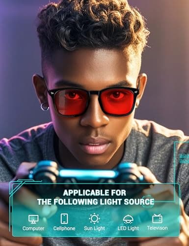 TIJN Sleep Blue Light Blocking Glasses (Orange Lens) thumbnail 2