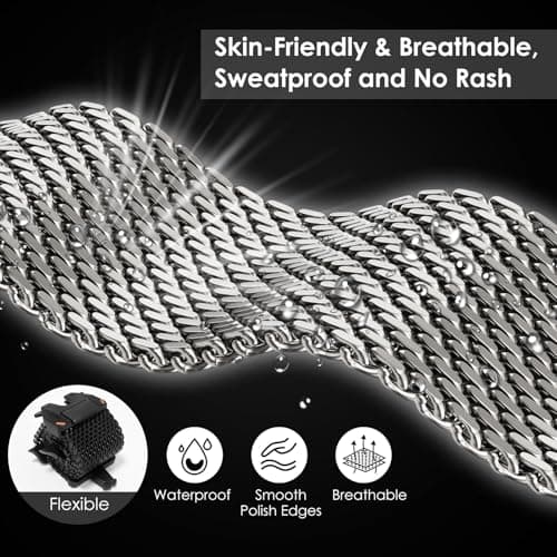 WINGLE Milanese Mesh Loop Band for Apple Watch 42-49mm thumbnail 4