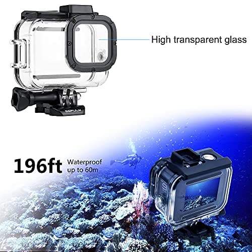 GEPULY Waterproof Housing Case with Dive Filters for GoPro thumbnail 2