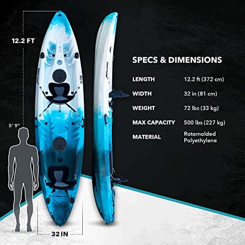 Driftsun Voyager 2-Person Inflatable Kayak thumbnail 2