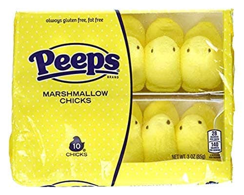 Peeps Yellow Marshmallow Chicks, 10 Count (Pack of 4) thumbnail 2