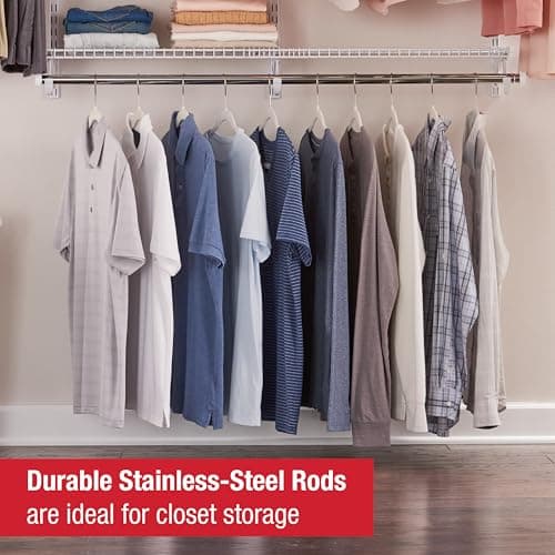 Rubbermaid Configurations Custom Closet Kit 4-8 Ft. (White) thumbnail 5