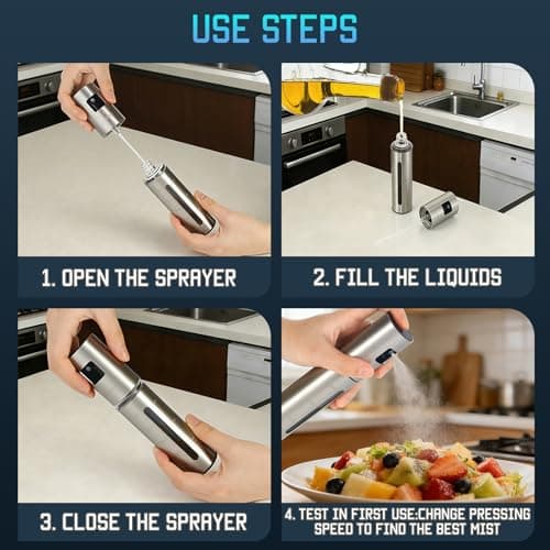 Gafiwa Olive Oil Sprayer Stainless Steel thumbnail 5