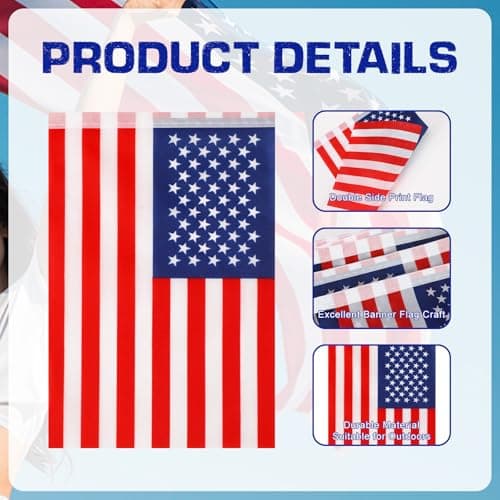 Anley Patriotic Pennant Flag Banner String thumbnail 3