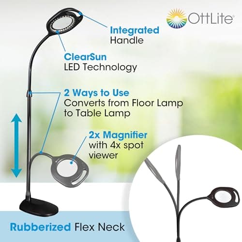 OttLite LED 2-in-1 Sewing Machine Light with Magnifier thumbnail 2