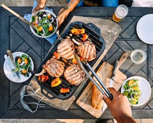 Lodge Sportsman's Pro Cast Iron Hibachi Grill thumbnail 3