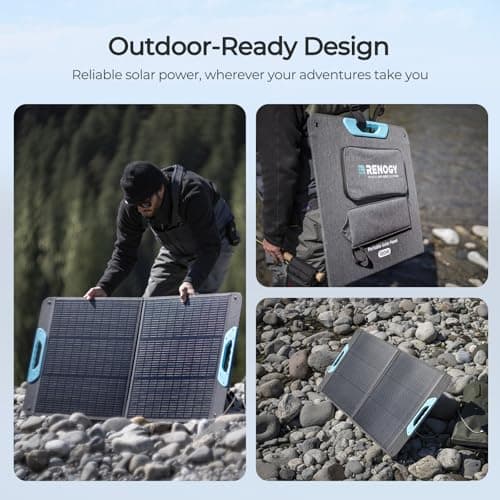 Renogy 100W 12V Monocrystalline Foldable Solar Suitcase thumbnail 5
