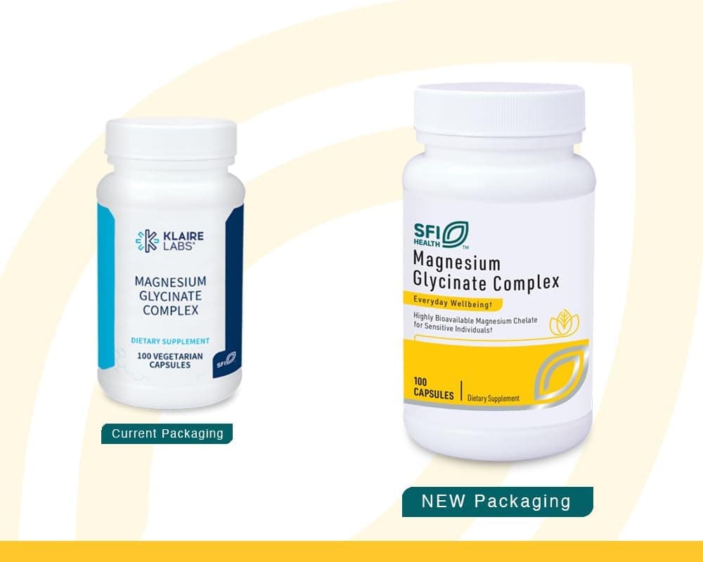 Klaire Labs Magnesium Glycinate Complex, 100 Capsules thumbnail 2