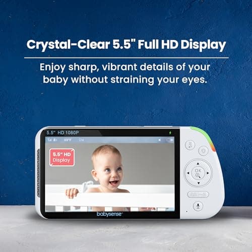 Babysense Full HD 5.5" Split-Screen Baby Monitor thumbnail 4