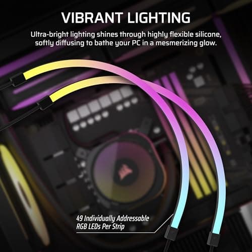 Corsair iCUE LS100 Smart Lighting Strip Starter Kit thumbnail 3
