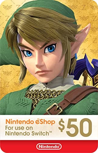 $50 Nintendo eShop Gift Card (Digital Code)