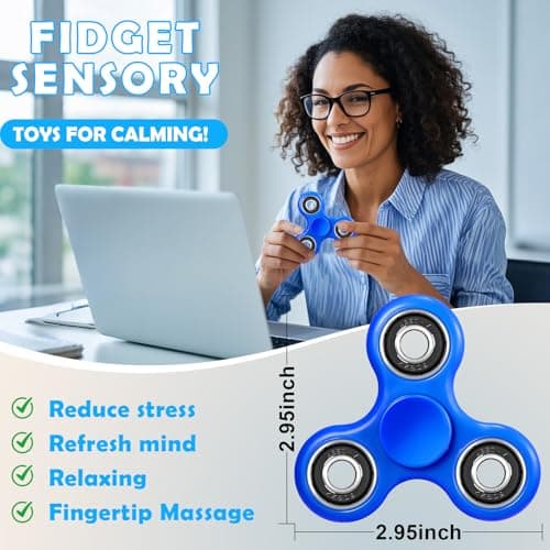 SCIONE Fidget Spinners 25-Pack Party Favors thumbnail 3