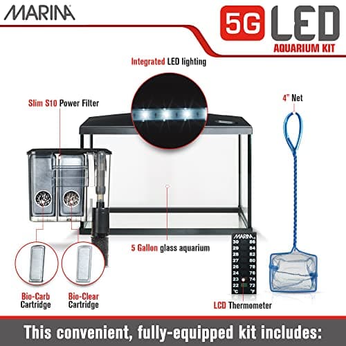 Marina LED Aquarium Kit 5-Gallon thumbnail 2