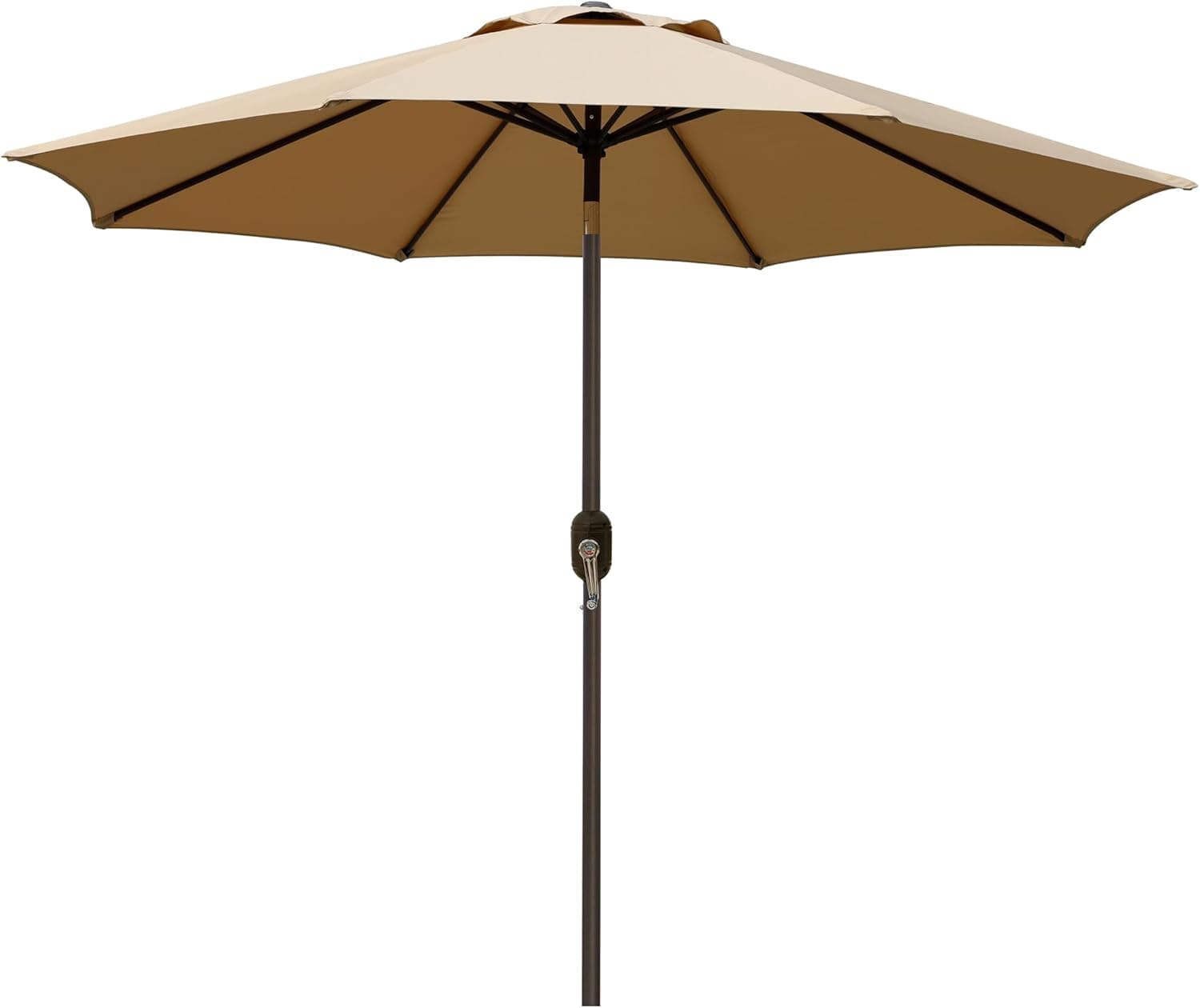 Blissun 9' Outdoor Patio Umbrella with Push Button Tilt and Crank - image 1