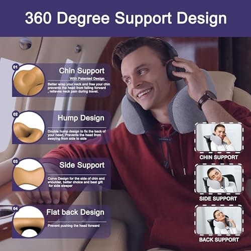 napfun Neck Pillow for Traveling thumbnail 3